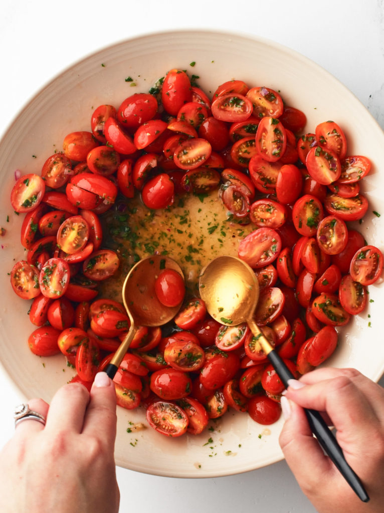 Tomato Burrata Salad.