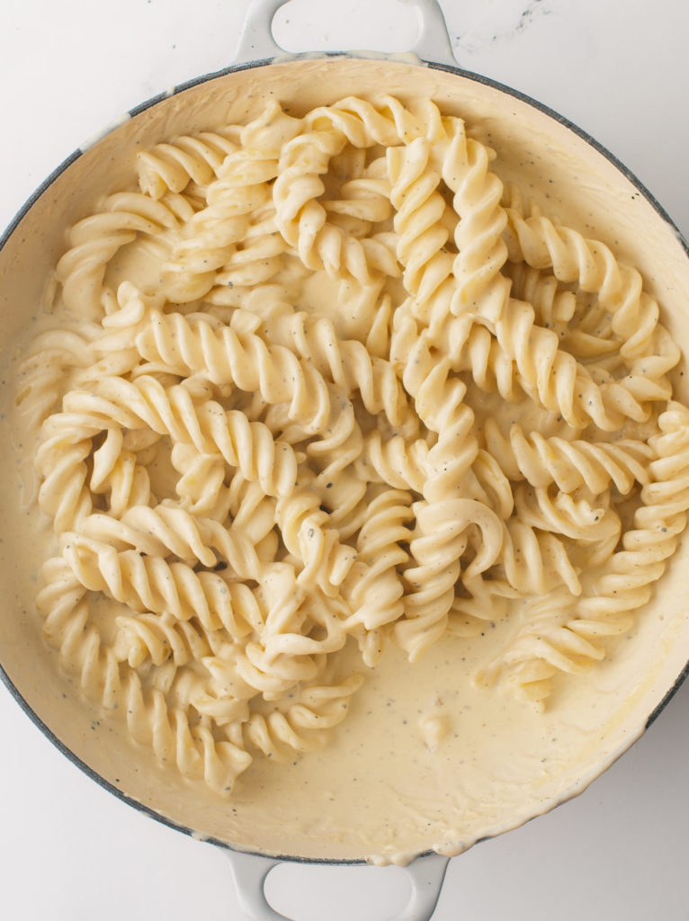 Creamy Cacio e Pepe.