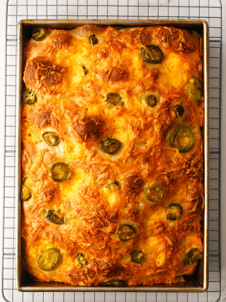 Jalapeño Cheddar Focaccia.