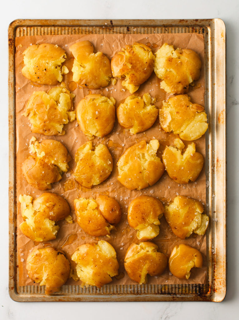 Smashed Potatoes.