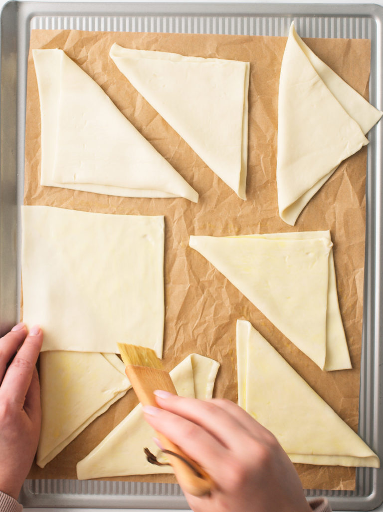 Puff pastry dough.