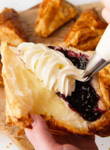 Berries and Cream Croissants.