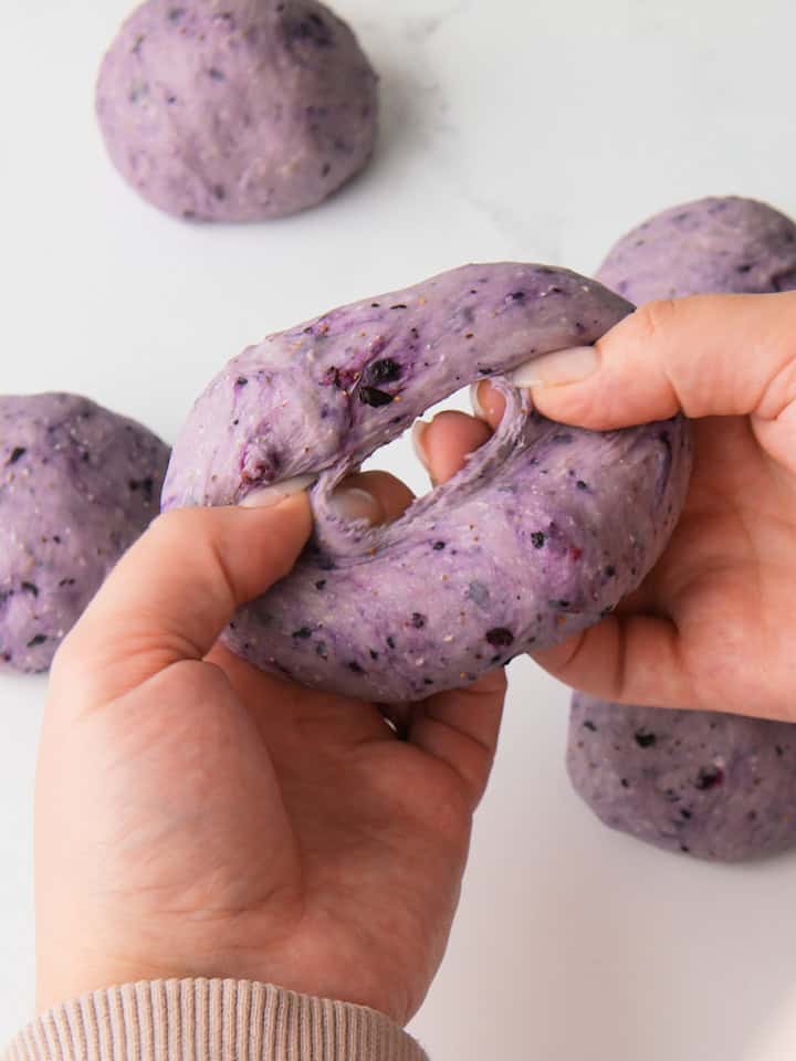 Blueberry Bagels.