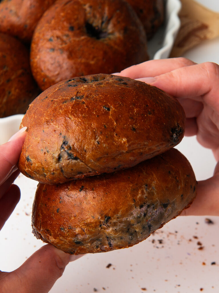 Blueberry Bagels.