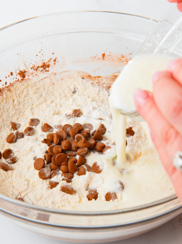 Double Chocolate Muffins.