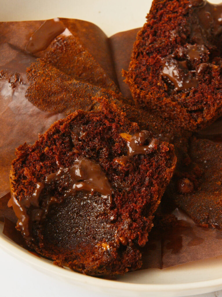 Double Chocolate Muffins.