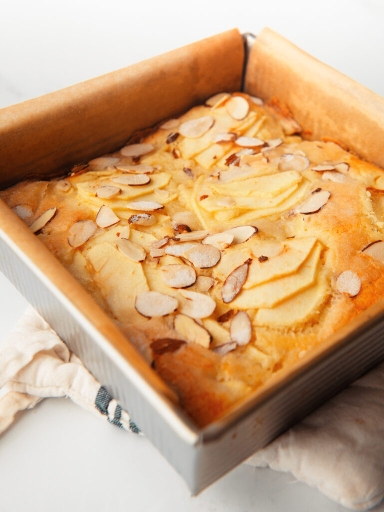 Baked French Apple Cake.