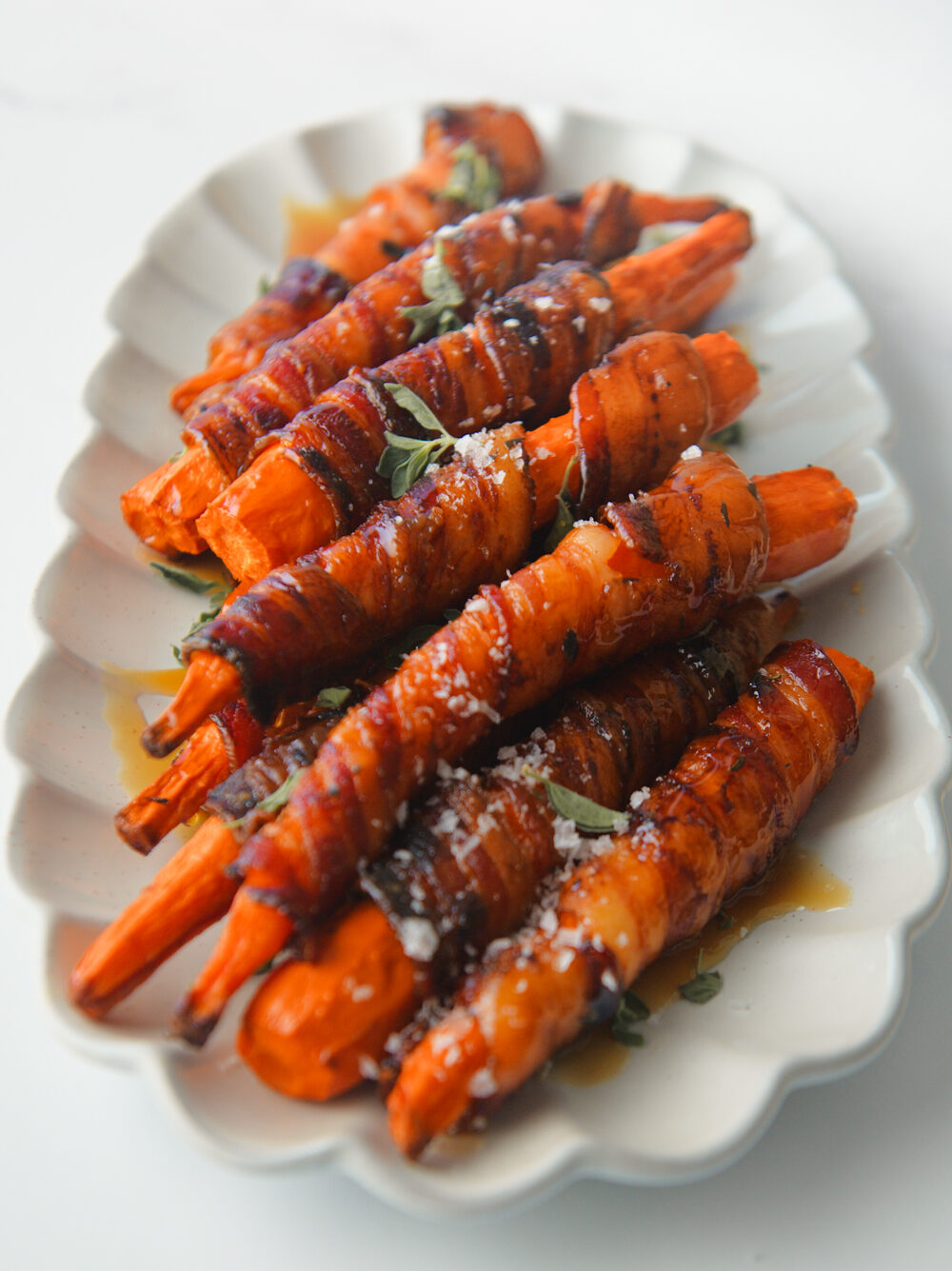 Bacon Wrapped Carrots.