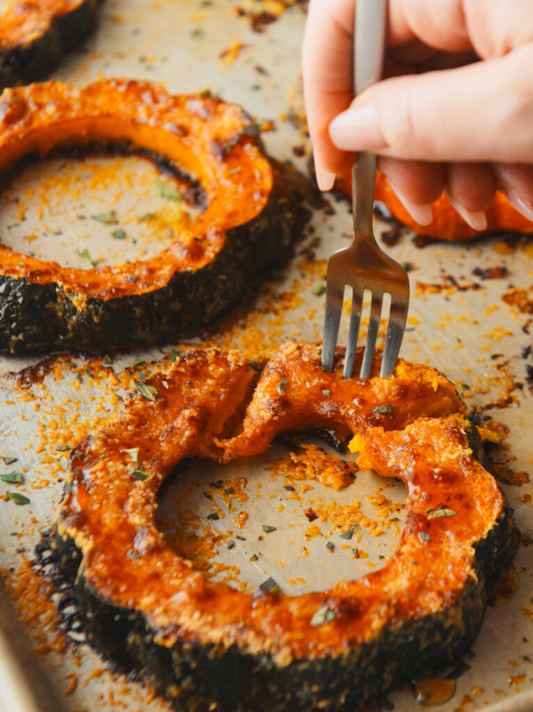 Roasted Acorn Squash.