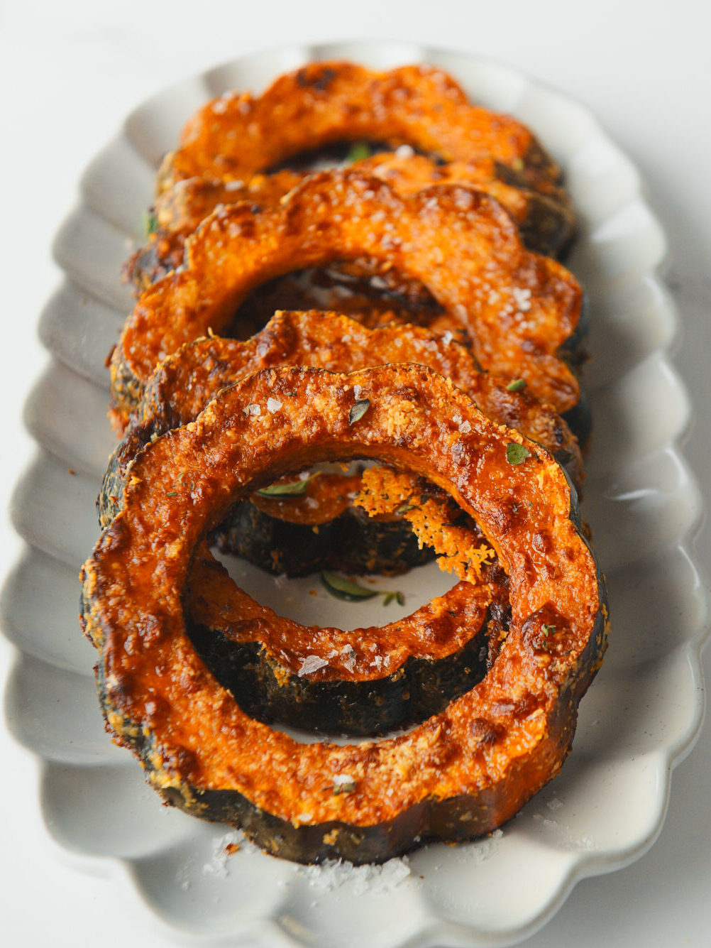 Roasted Acorn Squash.