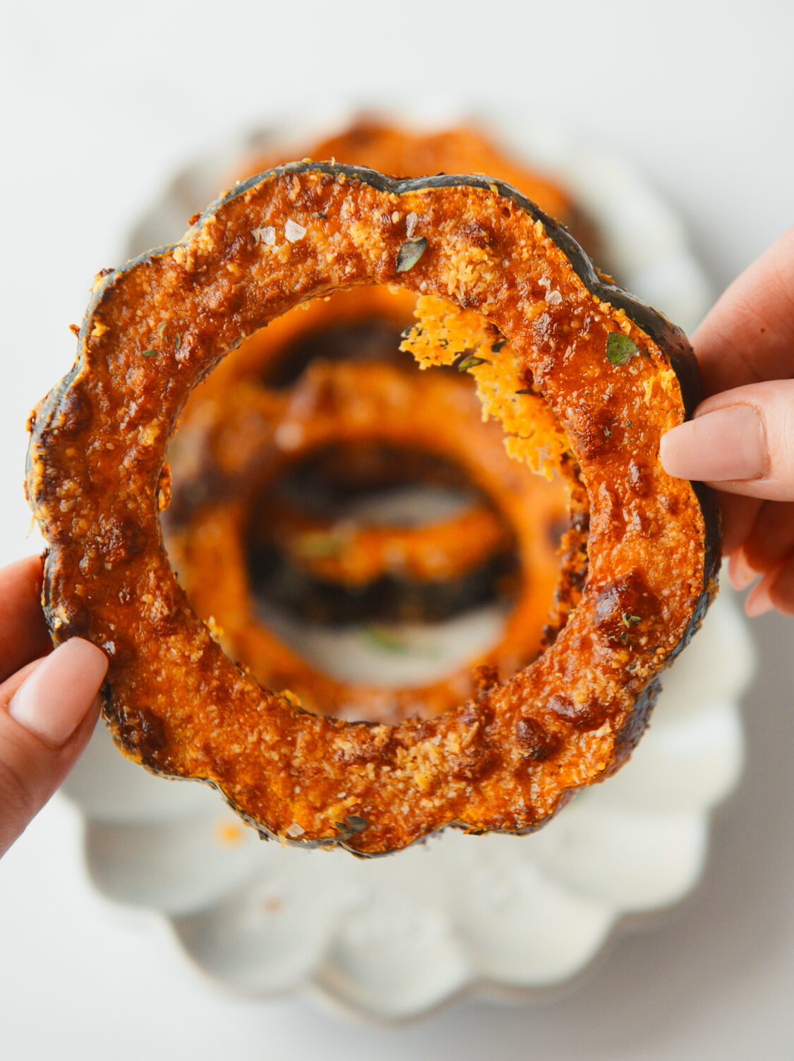 Roasted Acorn Squash.