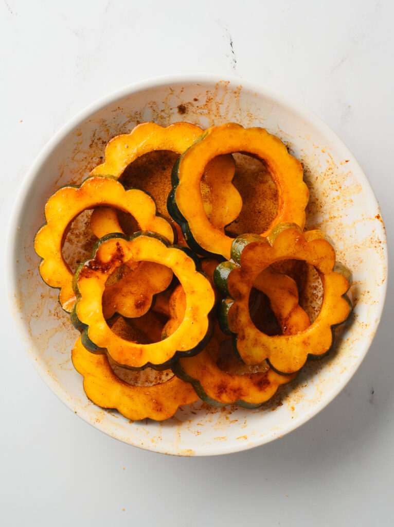 Roasted Acorn Squash.