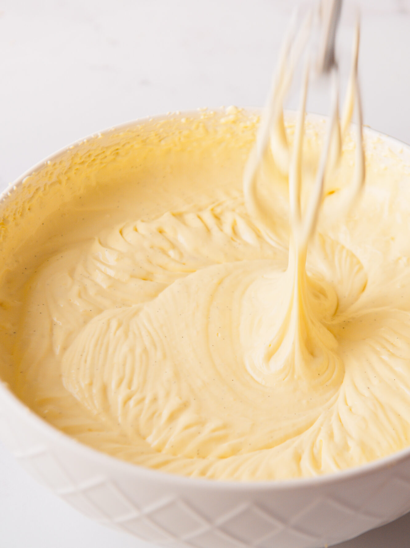 Whipped diplomat cream.