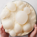 Dough bubbles.