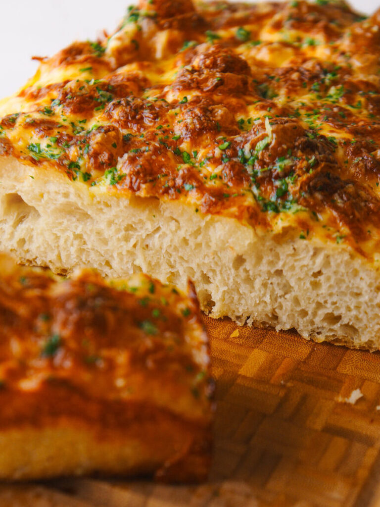 Garlic Bread Focaccia.