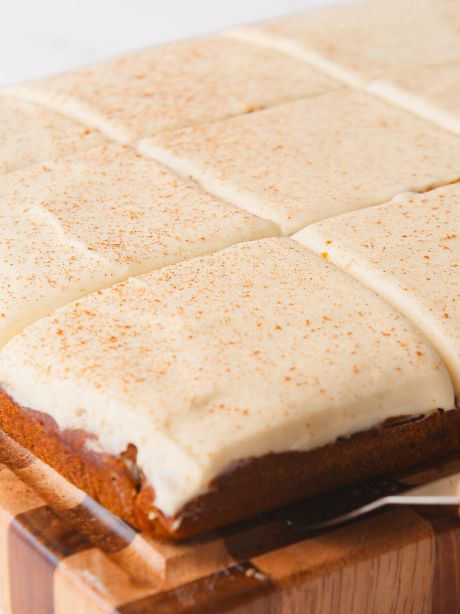 Pumpkin Cake with Cream Cheese Frosting