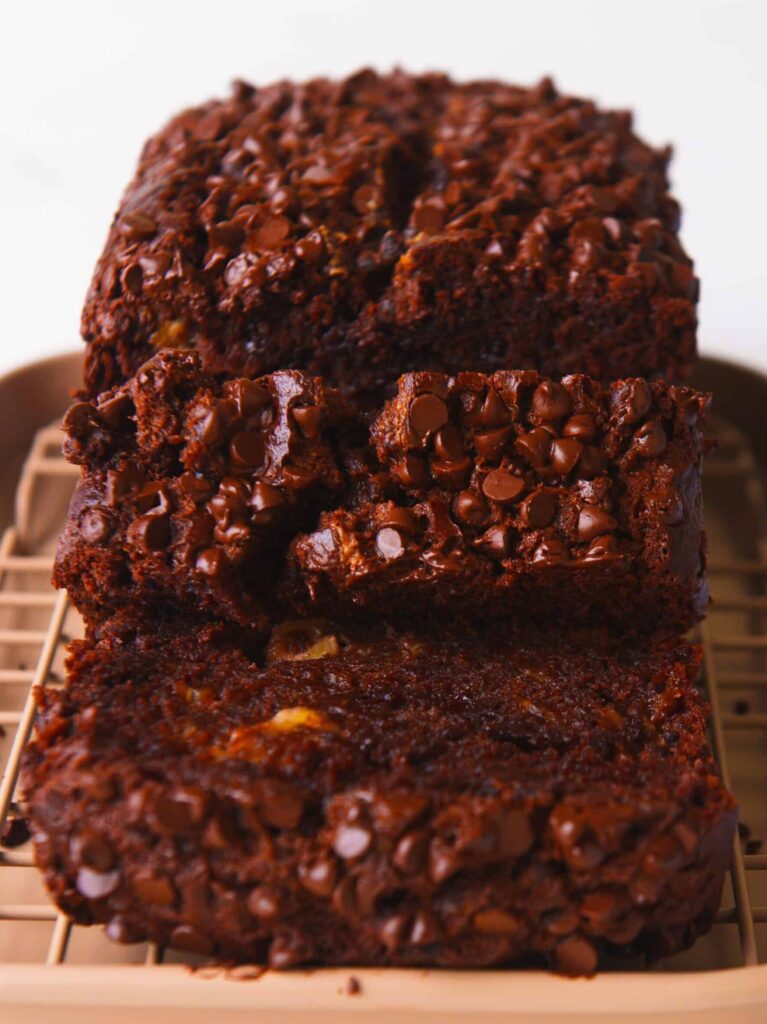 Double Chocolate Banana Bread.