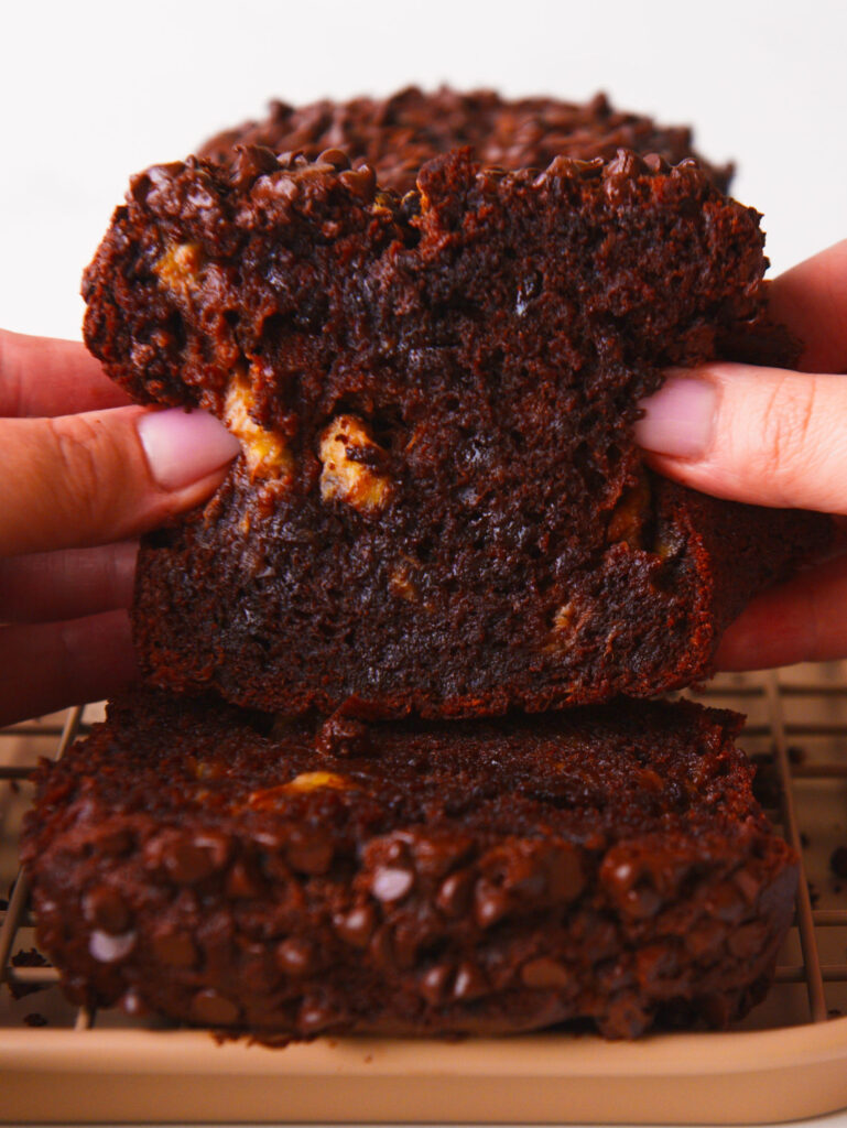 Double Chocolate Banana Bread.