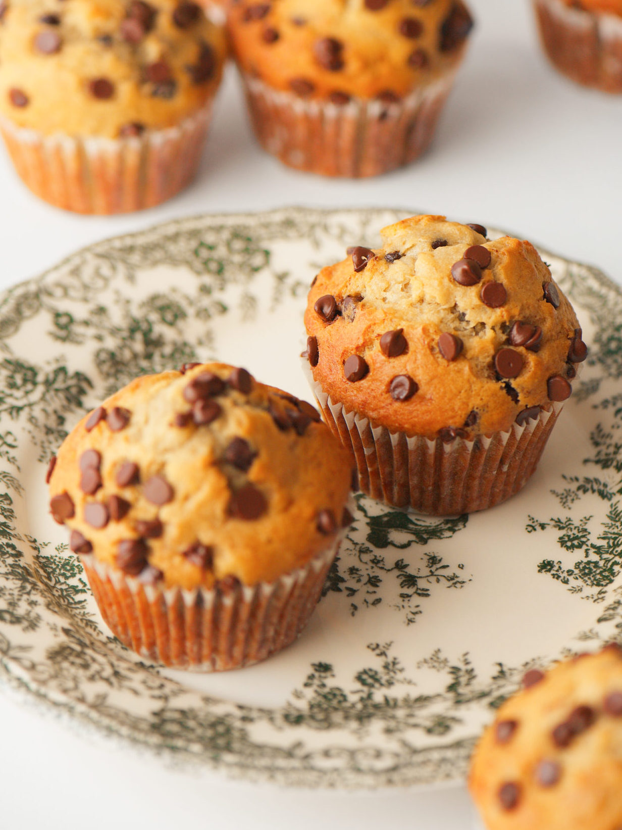 banana chocolate chip muffins-14